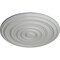 Ekena Millwork Carton Ceiling Medallion (For Canopies up to 2 5/8"), Hand-Painted Frost, 12 5/8"OD x 1"P CM13CAFRF - alternate 3